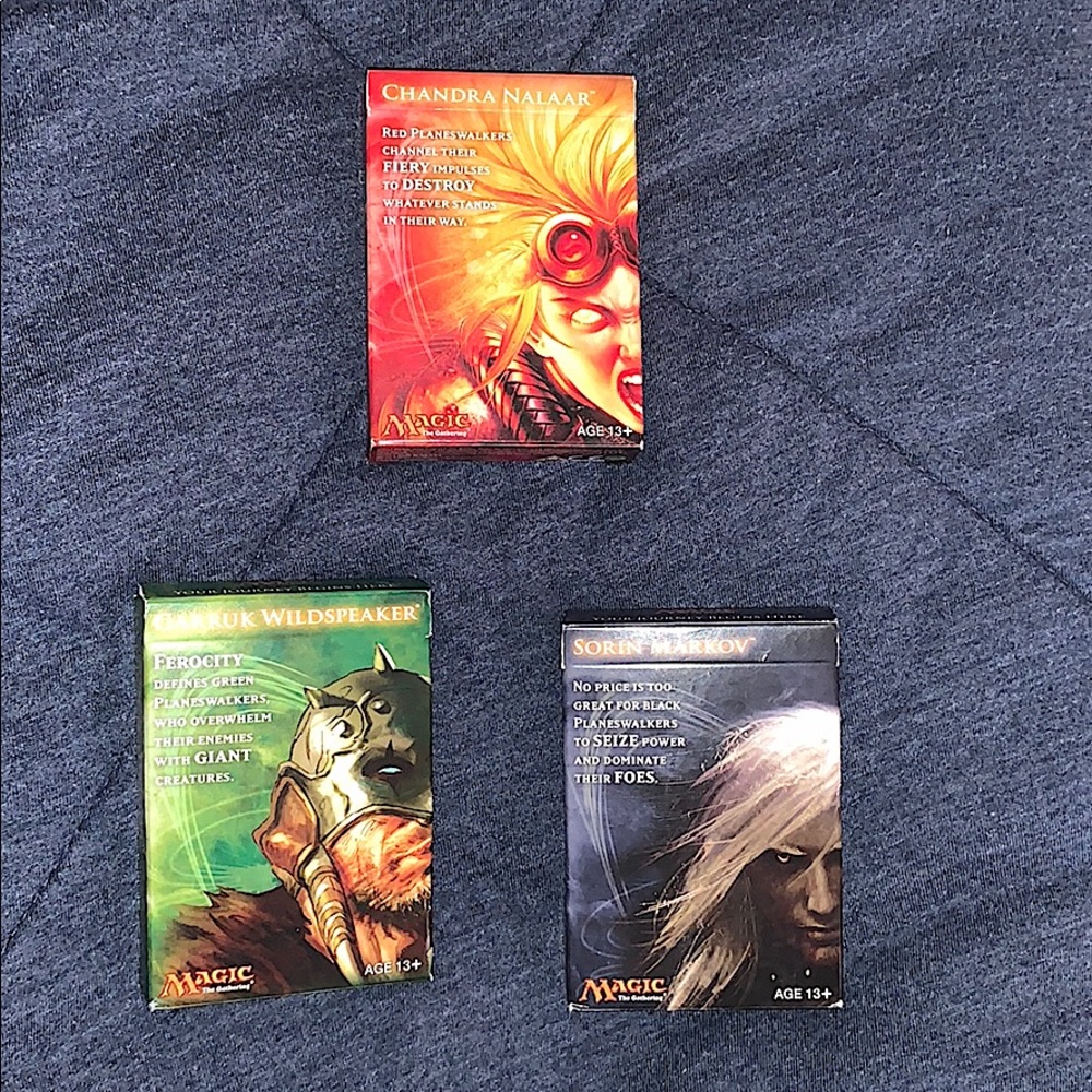 3 Magic The Gathering card packs